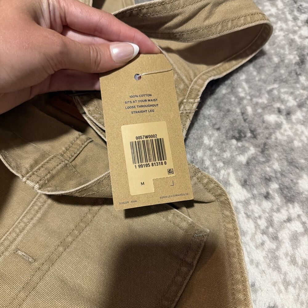 Levi’s Loose Men's Overalls Brown M - Picture 5 of 7